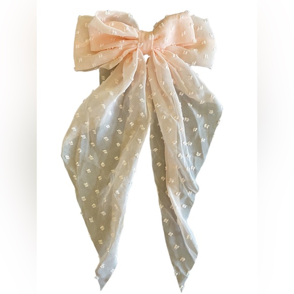 Women’s and girls hair Bows lace Christmas present, wedding bow. NWT homeade - Picture 1 of 4